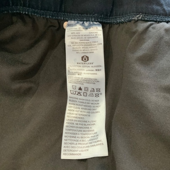 LEVI’S PULL ON SKINNY ELASTIC WAIST JEANS PLUS SIZE 22L - Picture 9 of 10